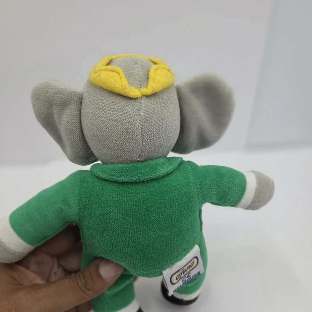 Vintage 1997 Babar The Elephant Plush Ajena Nounours Green Suit 12